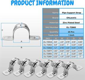 img 3 attached to 🔩 OhLectric стяжка для опор трубы - модель OL 72860