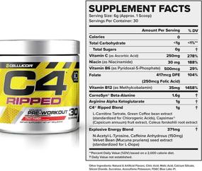 img 3 attached to 🔥 Обзор Cellucor C4 Ripped Fruit Punch: 30 порций, 180 г - Беспристрастный анализ и результаты!