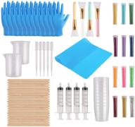 yaromo professional epoxy resin starter kit - silicone heat resistant mat, 🎨 magic epoxy brush, fine glitter, measuring cups, mixing beaker with sticks, dropping pipette, gloves logo