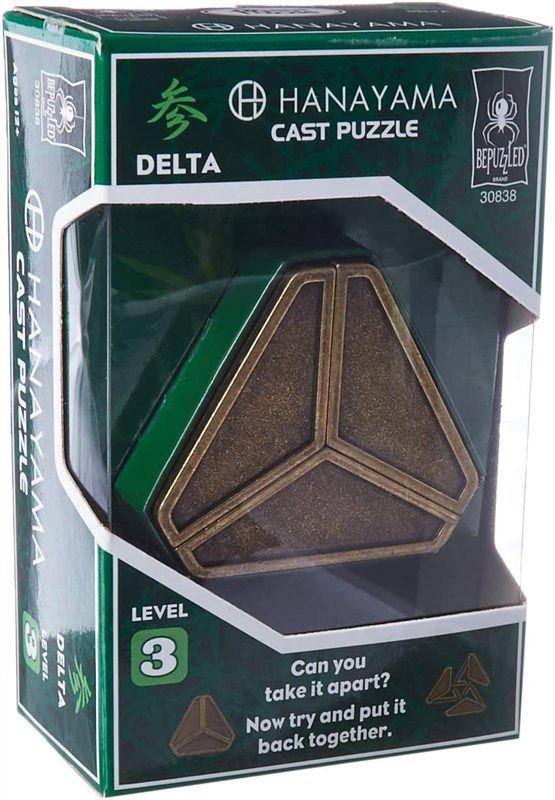 delta hanayama metal teaser puzzle 로고