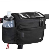 🚲 waterproof bike handlebar bag with shoulder strap - i-graphy bicycle storage bag logo