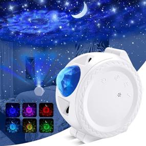 img 4 attached to 🌌 OPULEXX Star Projector: 4-in-1 LED Sky Light with 13 Lighting Effects, Voice & Touch Control, Auto-Off, Adjustable Base, Galaxy Night Light Projector for Baby and Adults