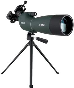 img 4 attached to 🔭 SVBONY SV28 Hunting Spotting Scope with Tripod, 25-75x70 Angled Waterproof Range Shooting Scope, Phone Adapter, Compact for Target Shooting, Birding, Stargazing, Wildlife Viewing