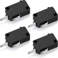 micro kw3at-16 microwave oven door switches – set of 4 switches with 16 a and 125/250 v, normally open logo