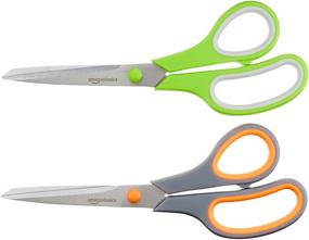 img 4 attached to ✂️ Efficient and Durable 2-Pack Scissors by Amazon Basics, Perfect for Office and Home Use