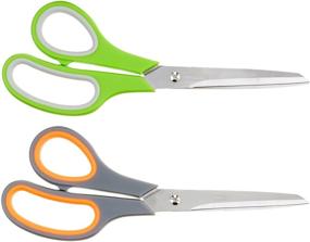 img 2 attached to ✂️ Efficient and Durable 2-Pack Scissors by Amazon Basics, Perfect for Office and Home Use