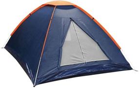 img 4 attached to 🏕️ NTK Panda 2P 6.7x4.7 Foot Sport Camping Dome Tent, Ideal for 2 Seasons