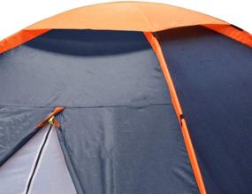 img 2 attached to 🏕️ NTK Panda 2P 6.7x4.7 Foot Sport Camping Dome Tent, Ideal for 2 Seasons