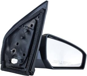 img 4 attached to 🔍 Power Operated Unpainted Non-Heated Non-Folding Right Outside Rear View Replacement Door Mirror for Nissan Sentra (2007-2012) - NI1321167