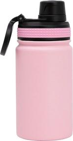 img 4 attached to 🌸 MIRA 12 oz Stainless Steel Kids Water Bottle - Rose Pink Thermos Flask: Keeps Cold 24H, Hot 12H - Double Wall Vacuum Insulated, Leak Proof BPA-Free Lid