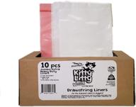 convenient & durable: jumbo heavy duty cat litter box liners - pack of 10 logo