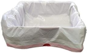 img 2 attached to Convenient & Durable: Jumbo Heavy Duty Cat Litter Box Liners - Pack of 10