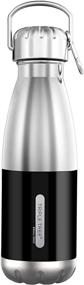 img 4 attached to 🧃 Triple Tree 30oz Vacuum Insulated Stainless Steel Water Bottle - Scratch Resistant & Eco-Friendly for Outdoor Sports, 850ml Double-Walled Construction (Black)