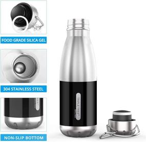 img 2 attached to 🧃 Triple Tree 30oz Vacuum Insulated Stainless Steel Water Bottle - Scratch Resistant & Eco-Friendly for Outdoor Sports, 850ml Double-Walled Construction (Black)