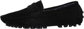 img 3 attached to Premium ANUFER Leather Loafers: Elegant Moccasin Slippers for Ultimate Comfort