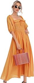 img 3 attached to R Vivimos Ruffled Vintage Elegant Backless Women's Clothing for Dresses