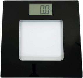 img 4 attached to 🔢 395lb Max Extra-Wide Digital Glass Talking Bathroom Scale with Visual & Voice Display - Wide Tamper Glass, Large LCD & Tap Auto On/Off - Modern Design