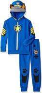 🦴 nickelodeon boys' chase paw patrol hoodie and pant set - a complete 2 piece outfit for adventure! logo