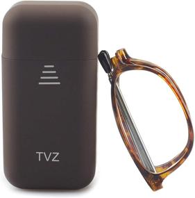 img 4 attached to TVZ Blue Light Blocking Folding Reading Glasses: Sleek Spring Hinge Design for Effective Eye Protection (6096)