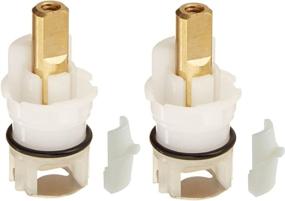 img 2 attached to 🔧 High-Quality RP25513 Faucet Stem Replacement for Delta 2-Handle Lavatory Faucet, 2-Pack: Durability Guaranteed!