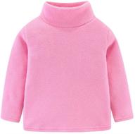 🧥 littlespring boys' polar fleece turtleneck clothing logo