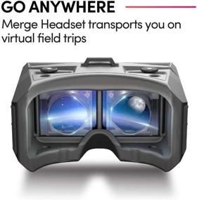 img 4 attached to Merge VR Headset - Augmented and Virtual Reality for Education & Entertainment, 360 Degree Videos, STEM Tool for Classroom & Home, iPhone and Android Compatibility