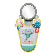 🐨 taf toys koala in-car play center: the ultimate travel companion for parent and baby, ensures a relaxing drive. featuring a mirror for easy baby monitoring from the driver's seat, suitable for 0 months and up logo