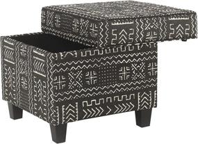 img 1 attached to HomePop Classics Square Storage Ottoman Furniture in Accent Furniture