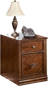 img 4 attached to 🏢 Medium Brown Home Office Small File Cabinet - Ashley Hamlyn Signature Design