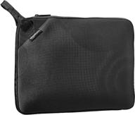 🖥️ amazon basics 13.3" executive laptop sleeve case with handle - black: stylish and protective solution for your laptop logo
