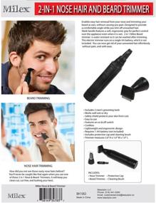 img 2 attached to LifeShop Nose Trimmer Portable Travel