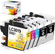 🦌 high-quality miss deer lc3019 xxl compatible ink cartridge for brother printers - 5 pack logo