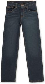 img 4 attached to Wrangler Boys Regular Tapered Royal Boys' Clothing