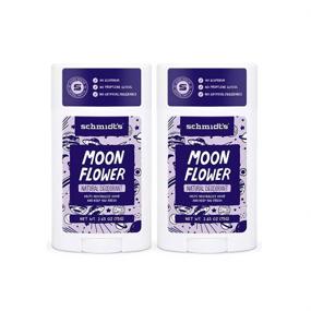 img 3 attached to 🌙 Schmidt's Moon Flower Natural Deodorant Stick 2.65 Ounce (2 Pack): Long-lasting Odor Protection with Floral Fragrance, Effortless Application