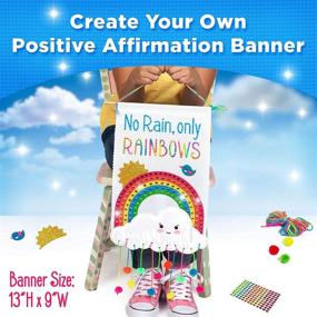 img 3 attached to 🌈 Quick Stitch Rainbow Kit for Kids – Creativity for Kids Cross Stitch Banner