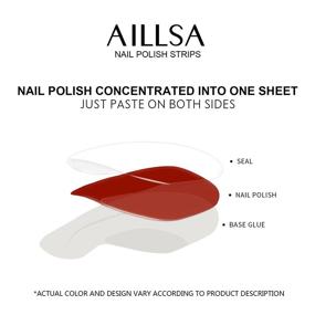 img 2 attached to 💅 AILLSA Gel Nail Strips: Pink Leopard Waterproof Art Stickers - 27pcs