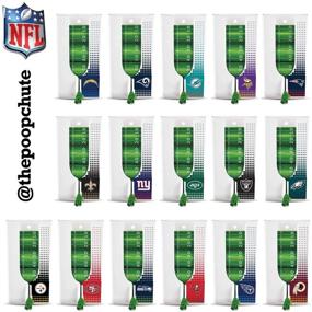 img 1 attached to 🐾 NFL Team Pet Waste Bag Organizer & Dispenser - Officially Licensed, Includes 4 FREE Rolls of Football-Themed, Bio-Based Pet Waste Bags