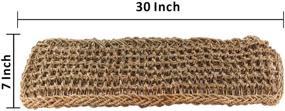 img 3 attached to Aiicioo Lizard Hammock Lounger - Seagrass Fibers Ideal for Anoles, Bearded Dragons, Geckos, Iguanas & Hermit Crabs - 100% Natural