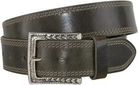 img 4 attached to 👔 Trendy Men's Belts: Casual & Classy Bullhide Leather Accessories