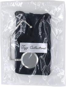 img 1 attached to 👜 Black and Silver Classic Purse Hanger by Tapp Collection