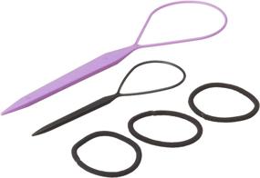 img 4 attached to 💇 Conair Topsy Tail Kit: 5-Piece Set for Versatile Hair Styling