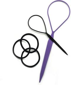 img 1 attached to 💇 Conair Topsy Tail Kit: 5-Piece Set for Versatile Hair Styling