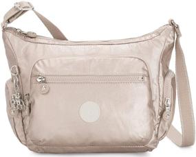 img 1 attached to Stylish Kipling Gabbie Metallic Crossbody: Women's Handbags & Wallets for Fashionable Convenience
