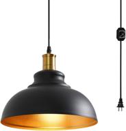 enhance your space with surpars house 1-light plug in pendant light featuring a convenient dimmer switch логотип