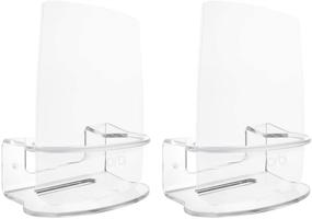 img 4 attached to 🔒 Enhanced Durability Wall Mount Solution for NETGEAR Orbi Mesh Wi-Fi System - Amplify Your Wi-Fi Router's Security (Pack of 2)