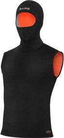 img 2 attached to 🌊 Bare 7/3mm Ultrawarmth Hooded Vest for Exceptional Men's Scuba Diving Comfort