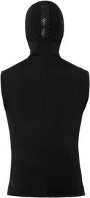 img 3 attached to 🌊 Bare 7/3mm Ultrawarmth Hooded Vest for Exceptional Men's Scuba Diving Comfort