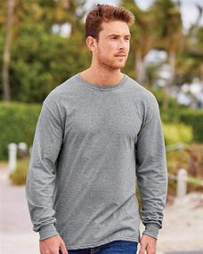 img 3 attached to 👕 Fruit of the Loom Men's Long Sleeve T Shirt - Stylish and Comfortable Men's Clothing