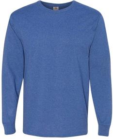 img 4 attached to 👕 Fruit of the Loom Men's Long Sleeve T Shirt - Stylish and Comfortable Men's Clothing