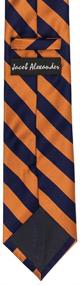 img 3 attached to Jacob Alexander Regular College Striped Boys' Accessories in Neckties